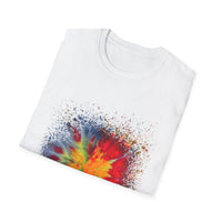 Supersonic 2:  Vibrant Splash Art Unisex T-Shirt, Colorful Tee, Casual Wear, Festival Shirt, Graphic Tee, Gift for Art Lovers
