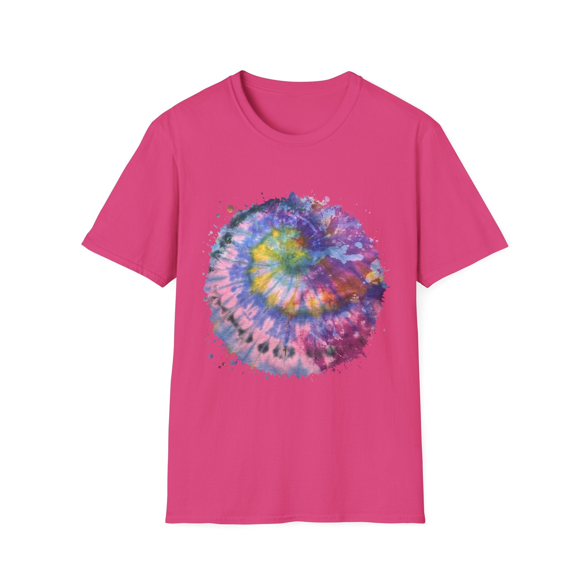 Dragonfly Destiny 2:  Colorful Tie-Dye Unisex T-Shirt, Boho Shirt, Casual Wear, Summer Style, Gift for Her, Festival Fashion, Spiritual Outfit