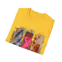 RUBICON:  Chic Vibrant Abstract Art Unisex Softstyle T-Shirt - Casual Wear, Art Lover Gift, Everyday Fashion, Unique Graphic Tee