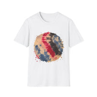 Boomerang Blaze 2:  Tie Dye Unisex Softstyle T-Shirt - Bohemian Vibes for Casual Wear, Summer Festivals, Gift Ideas, Eco-Friendly Fashion, Everyday Comfort