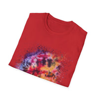 Serenade 2:  Vibrant Drip Artistic T-Shirt, Unisex Softstyle Tee, Colorful Streetwear, Graphic Tee, Casual Artwear, Trendy Summer Shirt