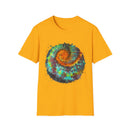 Whiplash 2:  Vibrant Spiral Tie-Dye Unisex T-Shirt, Soft Tee, Colorful Casual Tee, Summer Style shirt, Eco-friendly Gift, Festival Wear