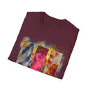 RUBICON:  Chic Vibrant Abstract Art Unisex Softstyle T-Shirt - Casual Wear, Art Lover Gift, Everyday Fashion, Unique Graphic Tee
