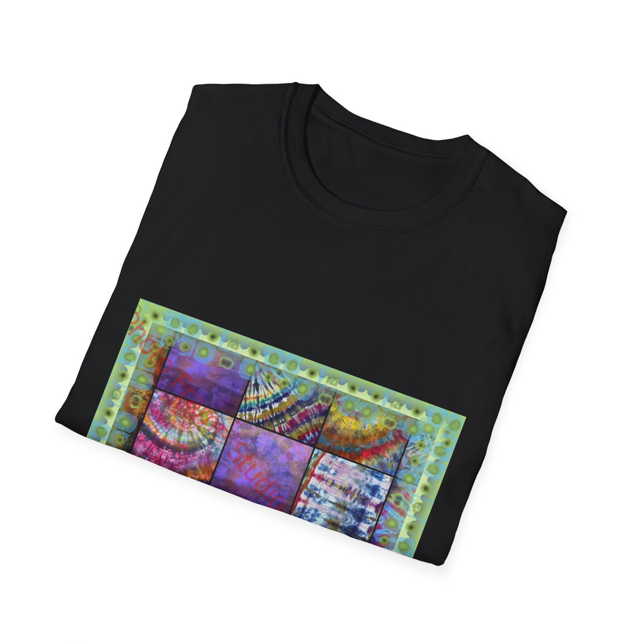 AMBROSIA: Dream inspired tie dye collage,  Softstyle T-Shirt