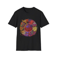 FORTUNE: Colorful, splat style, Bohemian tie dye collage, Unisex T-Shirt, Tie-Dye Vibe Shirt, Festival Wear, Summer Style, Gift for Her/Him