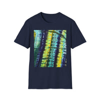 ALLIGATOR ALLEY: Reptile inspired, Vibrant Tie-Dye Unisex T-Shirt, Boho Style Tee, Summer Outfit, Festival Wear, Gift for Her, Unique Graphic Shirt