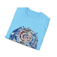 KINETIX:  Dream inspired, Spiritual Tie-Dye T-Shirt, Relaxed Vibes, Unisex Tee, Gift for Yoga Lovers, Bohemian Style, Festival Apparel
