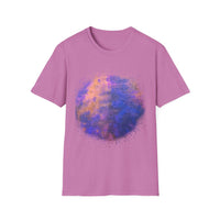 HURRICANE RIDGE: Vibrant Abstract Art T-Shirt | Unisex Softstyle Tee, Casual Wear, Gift for Art Lovers, Summer Vibes, Unique Statement Piece