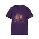 Fantasia 2:  Vibrant Splash Drip Art T-Shirt, Artistic Tee, Unisex Graphic Shirt, Trendy Casual Wear, Unique Gift for Art Lovers