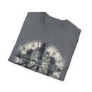 CROSS ROAD: Gritty, graphite style...  Trendy Tie-Dye Unisex Softstyle T-Shirt | Casual, Chic, Gift Idea, Festival Wear, Everyday Fashion