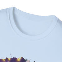 PARAGON 2: Splatter style, jubilee tie dye, Colorful Tie-Dye Unisex Softstyle T-Shirt, Boho Tee, Summer Fashion, Festival Wear, Casual Outfit, Gift Idea