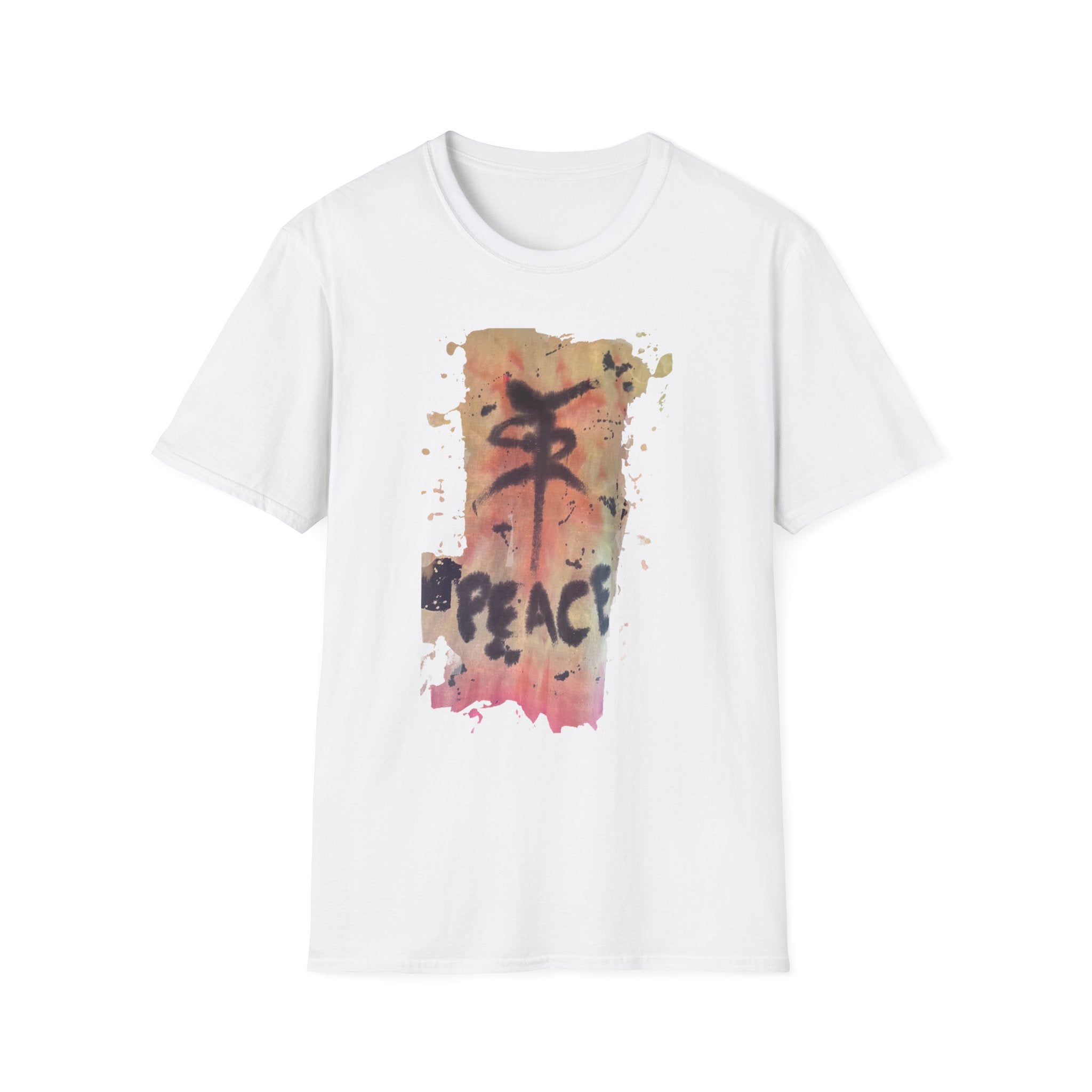Peace 2:  Peaceful Graffiti Unisex T-Shirt, Comfortable Tee, Artistic Shirt, Urban Fashion, Gift for Music Lovers, Relaxed Style