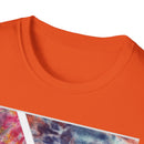 KALEIDOSCOPE: Earth inspired tie dye collage, Unisex Softstyle T-Shirt