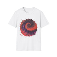 Powerball Bliss 2:  Whimsical Watercolor Spiral T-Shirt, Unisex Tee, Artistic Apparel, Casual Wear, Gift for Art Lovers, Unique Festival Outfit