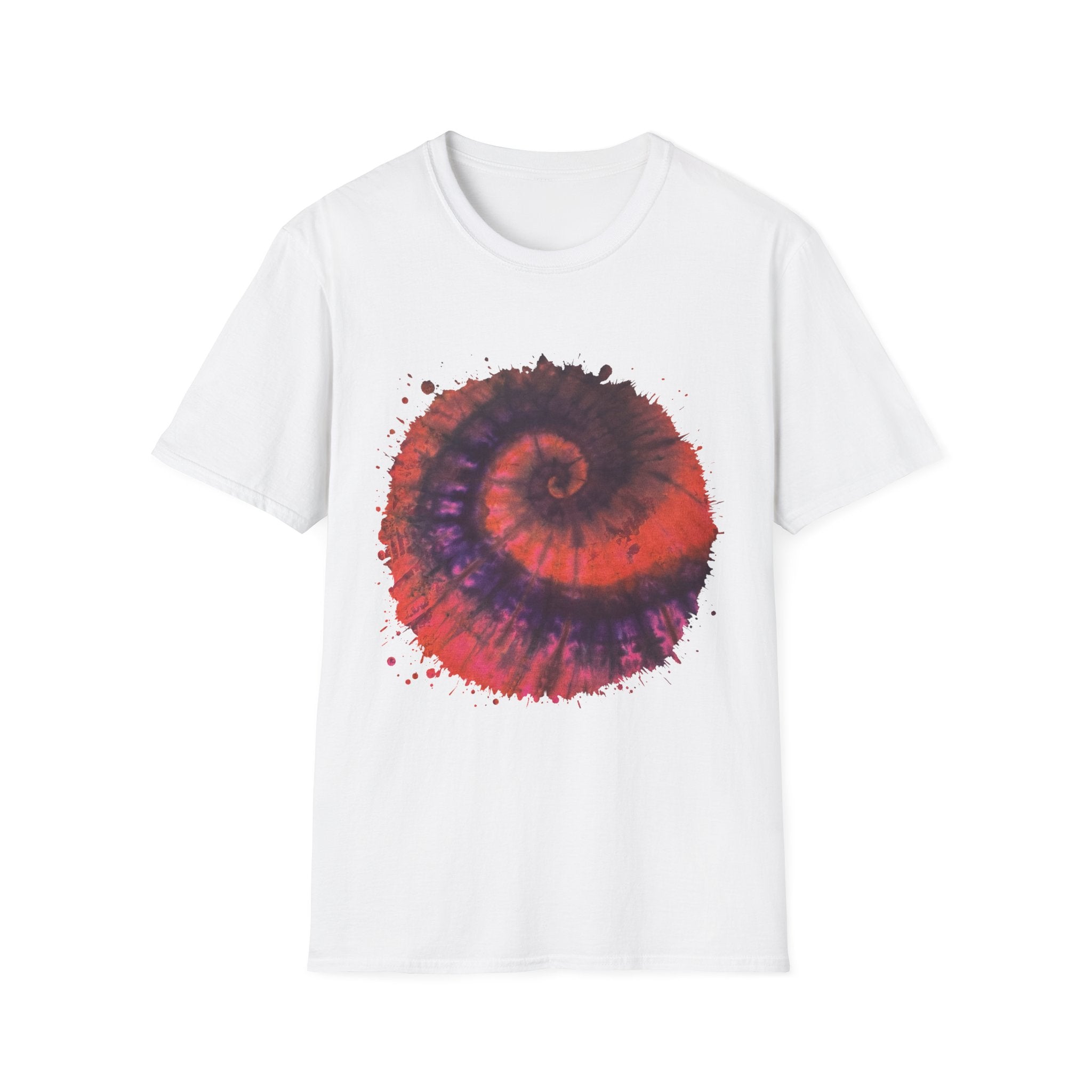 Powerball Bliss 2:  Whimsical Watercolor Spiral T-Shirt, Unisex Tee, Artistic Apparel, Casual Wear, Gift for Art Lovers, Unique Festival Outfit