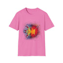 Supersonic 2:  Vibrant Splash Art Unisex T-Shirt, Colorful Tee, Casual Wear, Festival Shirt, Graphic Tee, Gift for Art Lovers