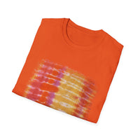 TEQUILA SUNRISE: Horizon inspired, beach vibe Tie-Dye Unisex Softstyle T-Shirt, Casual Wear, Summer Vibes, Festival Outfit, Gift for Friends, Tie Dye Shirt