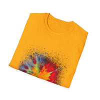 Supersonic 2:  Vibrant Splash Art Unisex T-Shirt, Colorful Tee, Casual Wear, Festival Shirt, Graphic Tee, Gift for Art Lovers