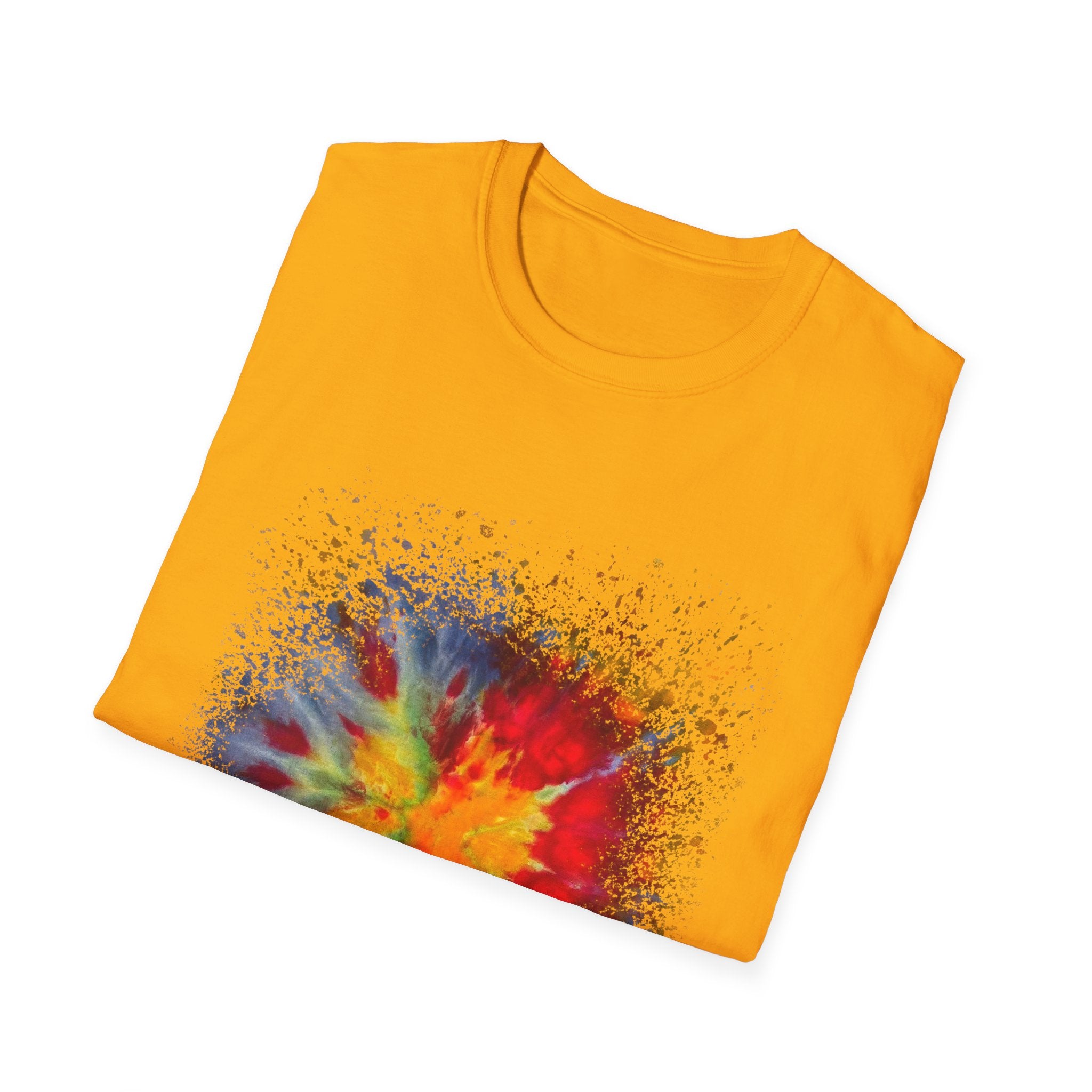 Supersonic 2:  Vibrant Splash Art Unisex T-Shirt, Colorful Tee, Casual Wear, Festival Shirt, Graphic Tee, Gift for Art Lovers