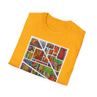 SAN MATEO MAGIC: Vibrant Tie-Dye Unisex T-Shirt, Festival Shirt, Boho Style Tee, Comfortable Everyday Wear, Graphic Tee, Gift for Music Lovers