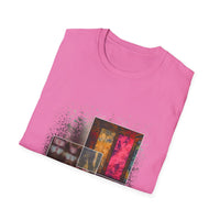 Smoke and Mirrors 2:  Vibrant Art Graphic Tee, Unisex Softstyle T-Shirt, Casual Wear, Stylish Gift, Artistic Fashion, Everyday Comfort, Unique Design