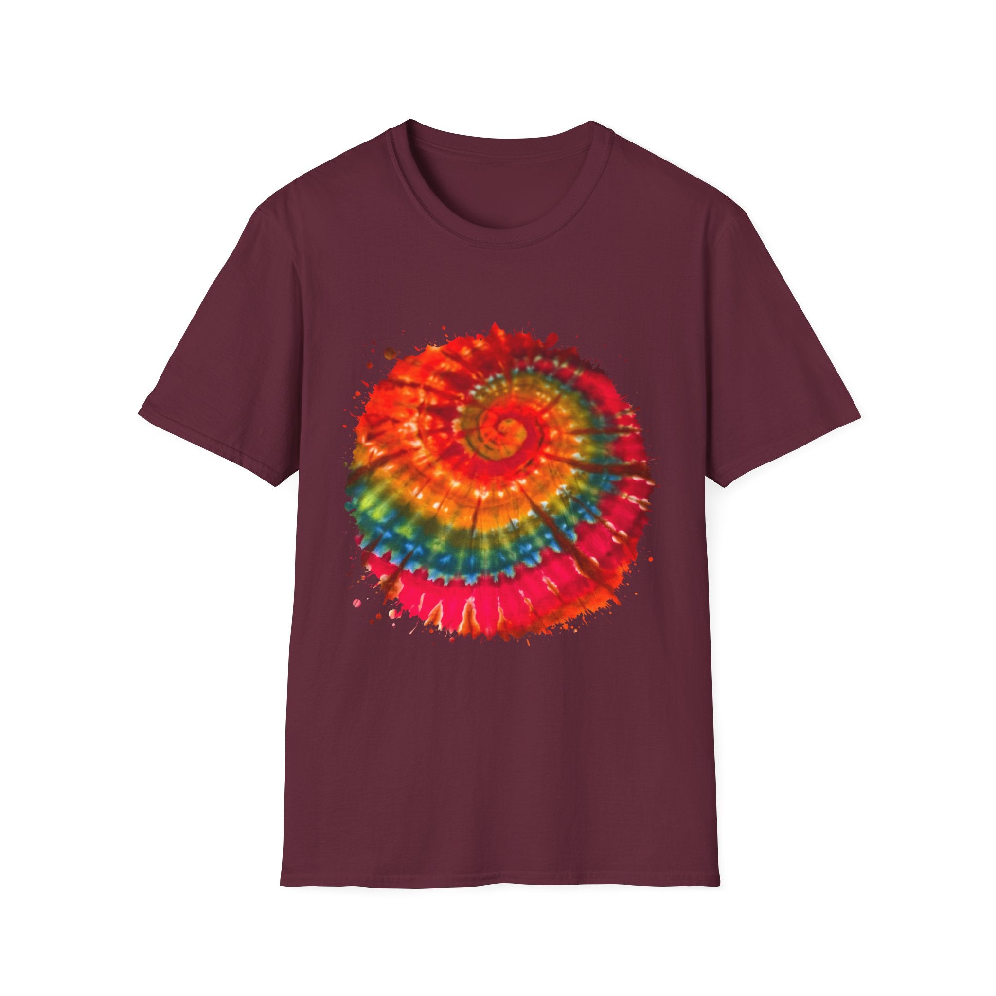 Fuchsia Frenzy 2:  Vibrant Tie-Dye T-Shirt for Fun & Relaxation, Summer Vibes, Festival Wear, Unisex Fashion, Gift for Friends