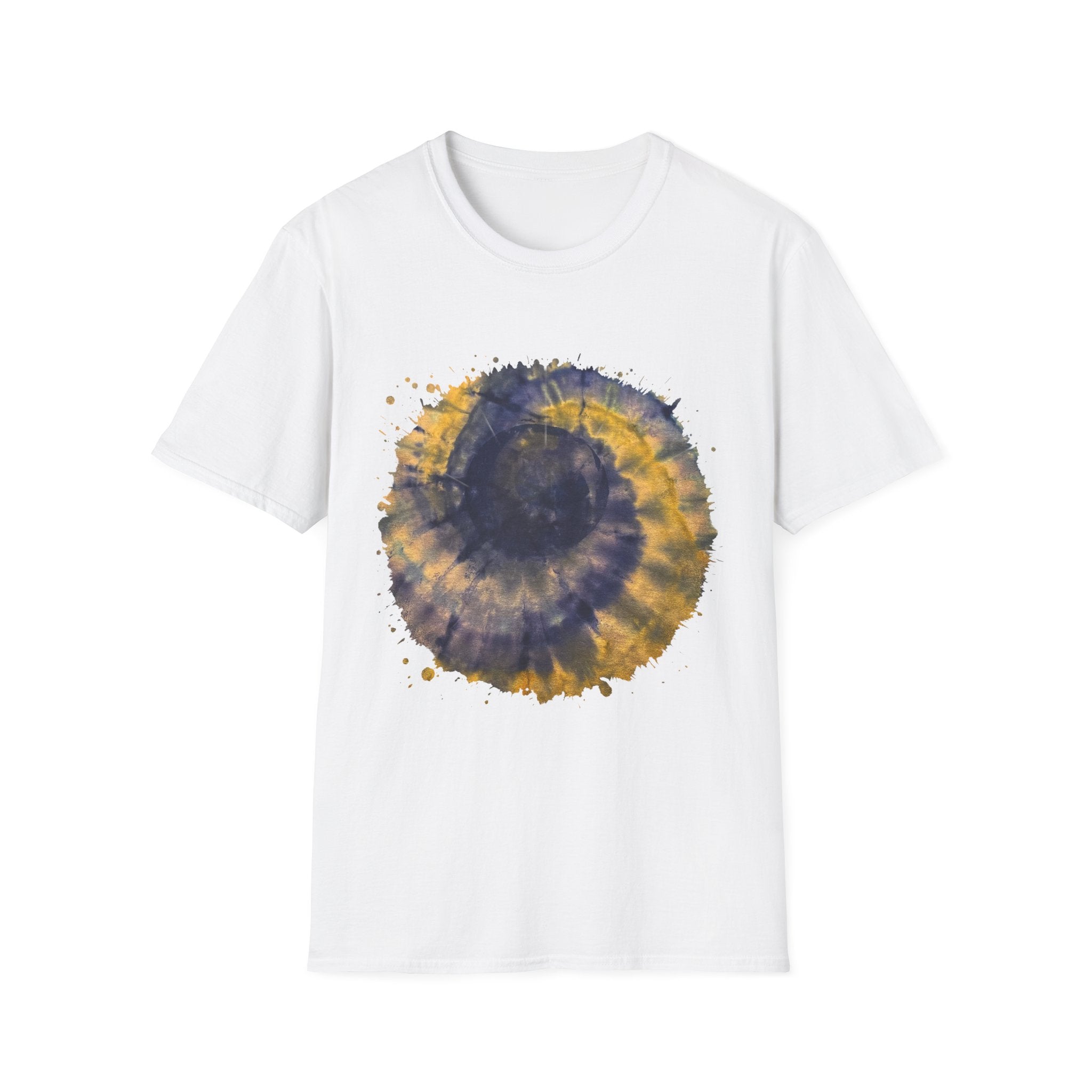 ECLIPSE: Blindside eclipse inspired, Tie-Dye Unisex Softstyle T-Shirt | Comfortable Casual Tee, Unique Graphic Shirt, Trendy Summer Wear, Gift for Her and Him
