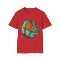 Whiplash 2:  Vibrant Spiral Tie-Dye Unisex T-Shirt, Soft Tee, Colorful Casual Tee, Summer Style shirt, Eco-friendly Gift, Festival Wear
