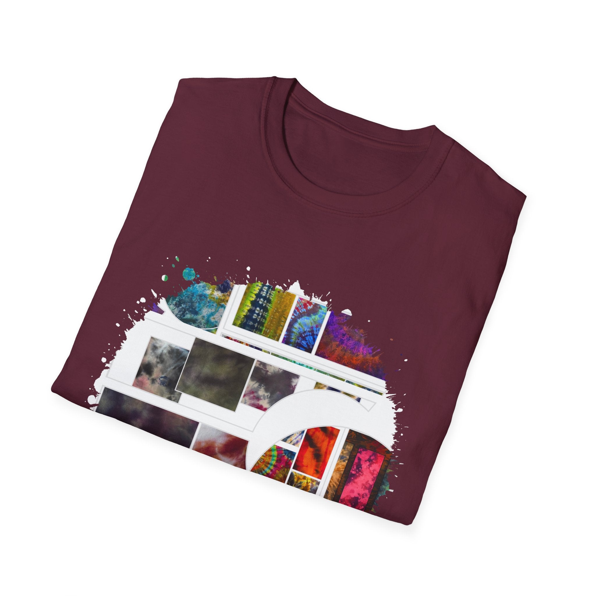 The Dilemma 2:  Colorful Collage Unisex Softstyle T-Shirt - Vibrant Art Tee, Casual Wear, Unique Gift, Graphic Tee, Everyday Essentials, Trendy Fashion
