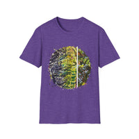 Blueberry Bliss 2:  Nature-Inspired Unisex Softstyle T-Shirt, Graphic Tee, Eco-Friendly Apparel, Earthy Vibe Shirt, Casual Wear, Nature Lover Gift