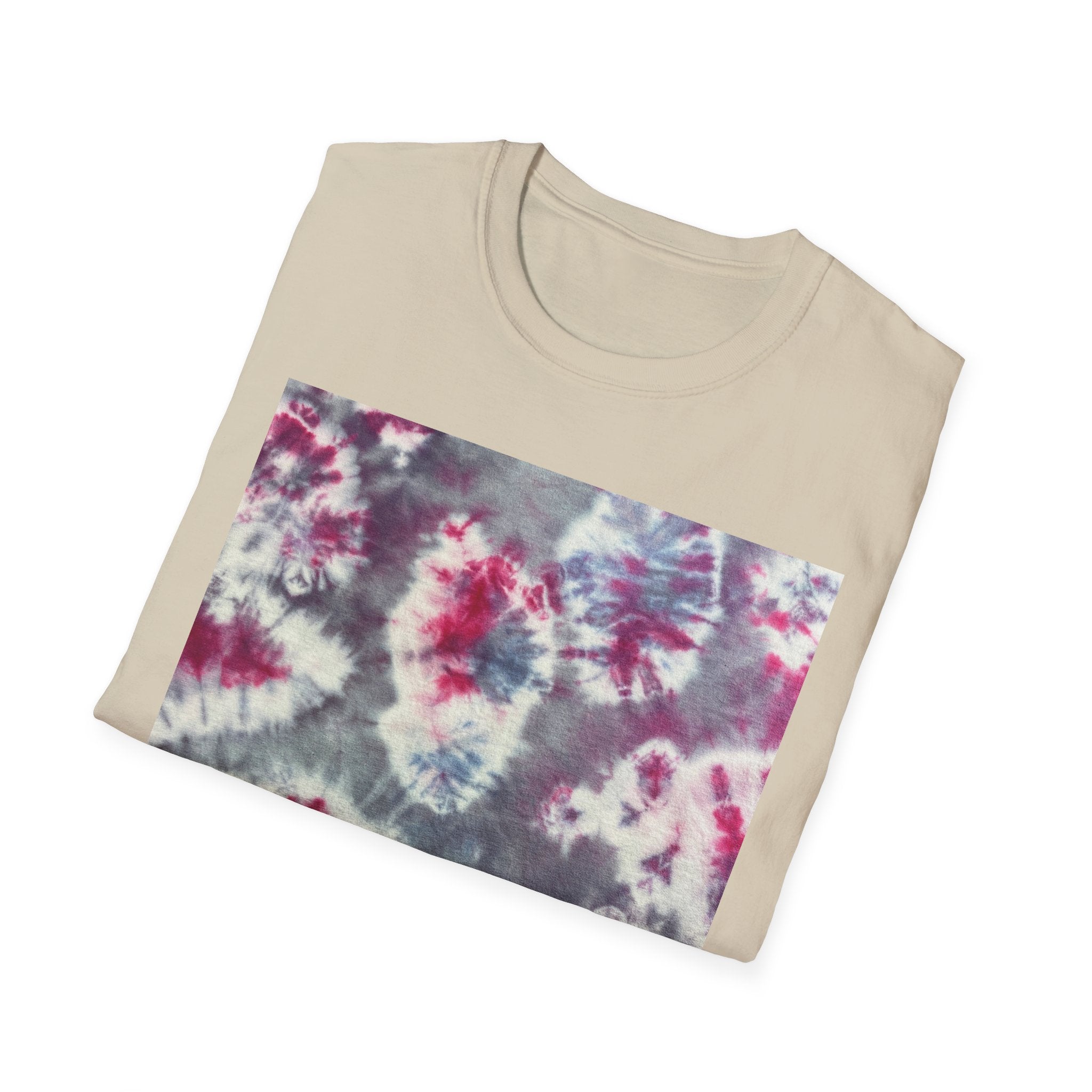 CRITTER: "under the microscope" look, Vibrant Tie-Dye Unisex T-Shirt, Boho Chic Tee, Festival Wear, Summer Essentials, Gift for Friends, Relaxed Casual Style