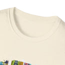 The Dilemma 2:  Colorful Collage Unisex Softstyle T-Shirt - Vibrant Art Tee, Casual Wear, Unique Gift, Graphic Tee, Everyday Essentials, Trendy Fashion