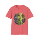 Blueberry Bliss 2:  Nature-Inspired Unisex Softstyle T-Shirt, Graphic Tee, Eco-Friendly Apparel, Earthy Vibe Shirt, Casual Wear, Nature Lover Gift