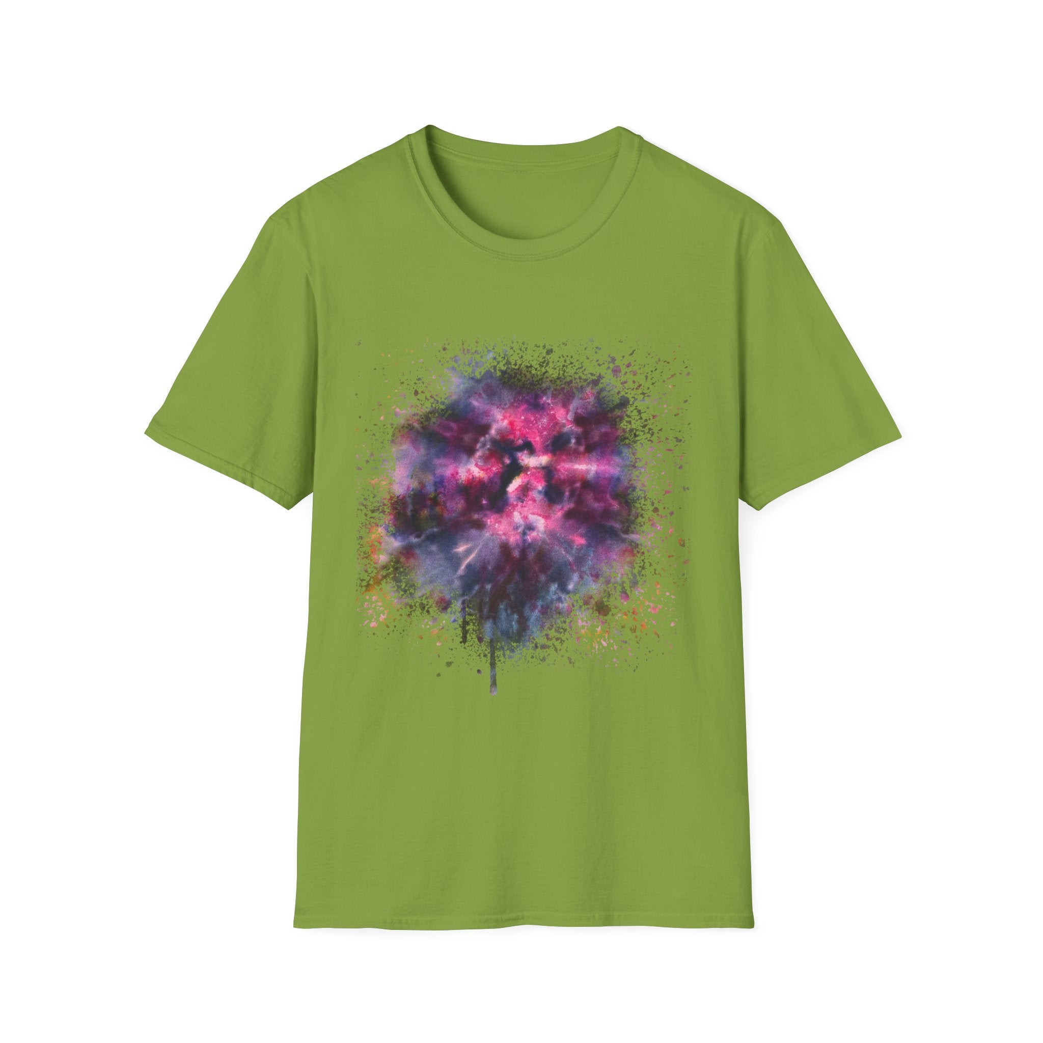 Sundance Citation 2: Galactic Drip Splash Unisex T-Shirt - Cosmic Art Tee, Graphic Shirt for Space Lovers, Gift for Astronomy Fans, Unique Trendy Apparel