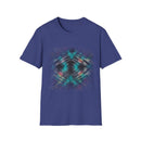 FOCAL POINT:  Kaleidoscope inspired, Colorful Tie-Dye Unisex T-Shirt, Funky Graphic Tee, Casual Summer Wear, Gift for Friends, Vibrant Design, Unique Style
