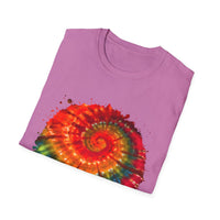 Fuchsia Frenzy 2:  Vibrant Tie-Dye T-Shirt for Fun & Relaxation, Summer Vibes, Festival Wear, Unisex Fashion, Gift for Friends