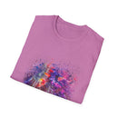 Bombay Blitz 2:  Vibrant Abstract Art T-Shirt | Unisex Softstyle Tee, Colorful Graphic Shirt, Trendy Casual Wear, Unique Gift for Art Lovers