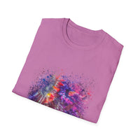 Bombay Blitz 2:  Vibrant Abstract Art T-Shirt | Unisex Softstyle Tee, Colorful Graphic Shirt, Trendy Casual Wear, Unique Gift for Art Lovers