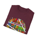 San Mateo Magic 2:  Vibrant Artistic Unisex T-Shirt, Colorful Graphic Tee, Trendy Casual Shirt, Unique Gift for Art Lovers, Summer Essential