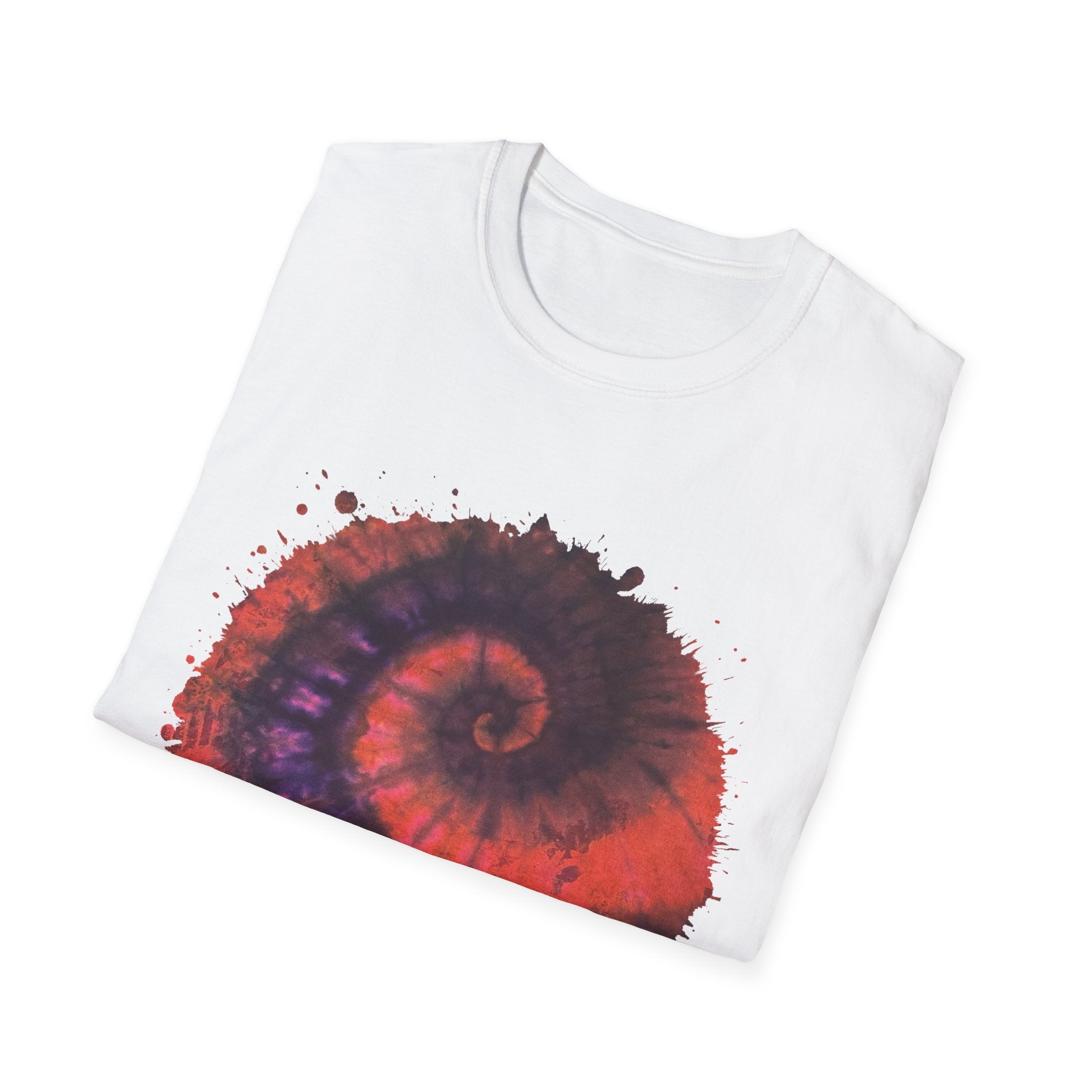 Powerball Bliss 2:  Whimsical Watercolor Spiral T-Shirt, Unisex Tee, Artistic Apparel, Casual Wear, Gift for Art Lovers, Unique Festival Outfit