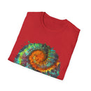 Whiplash 2:  Vibrant Spiral Tie-Dye Unisex T-Shirt, Soft Tee, Colorful Casual Tee, Summer Style shirt, Eco-friendly Gift, Festival Wear