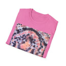 TANGERINE TIGER: Spotted swirl Colorful Tie-Dye Unisex Softstyle T-Shirt, Festival Wear, Casual Outfit, Gift for Her, Summer Vibes, Boho Style