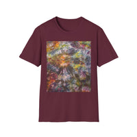 CORNUCOPIA:  Grunge style tie dye, Unisex Softstyle T-Shirt