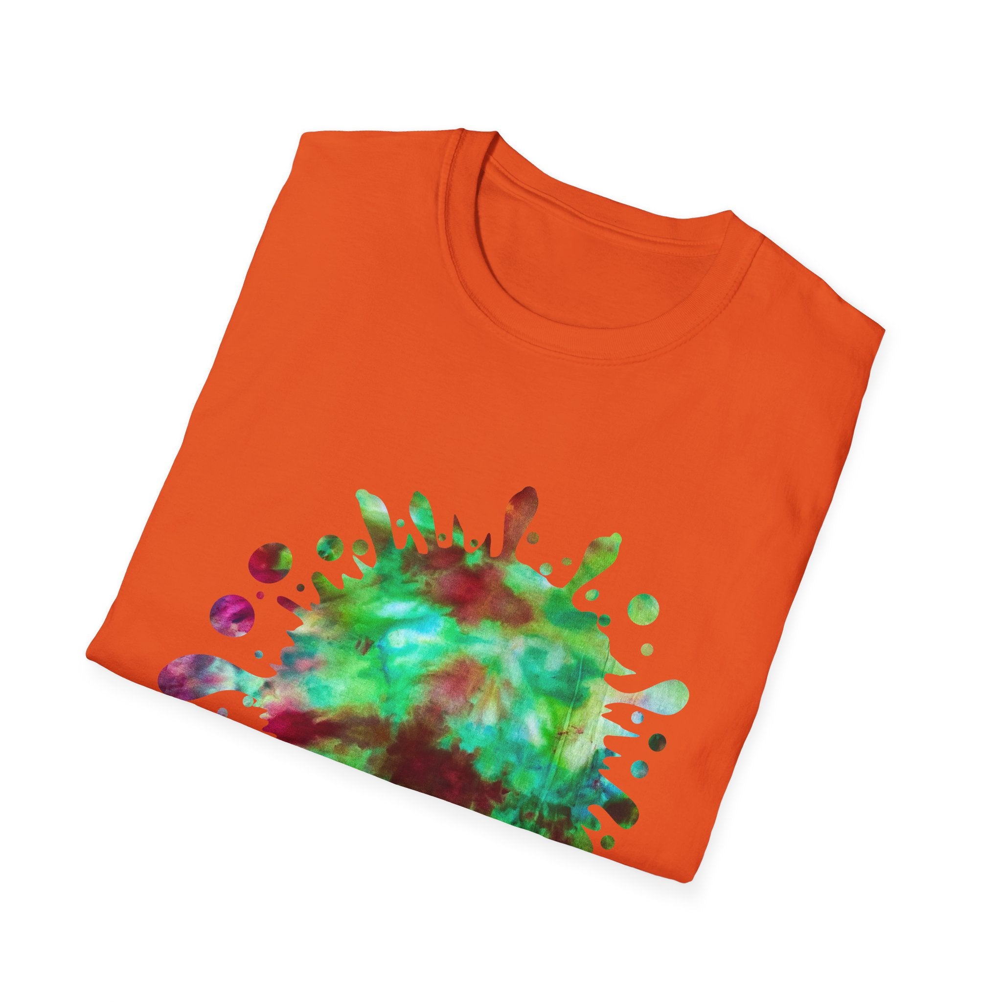 Autumn Infusion 2:  Vibrant Splash T-Shirt - Artsy Graphic Tee for Creatives, Casual Wear, Unique Gift, Summer Style, Colorful Fashion