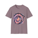 Tangerine Tiger 2:  Artistic Tie-Dye Unisex Softstyle T-Shirt, Casual Wear, Festival Outfit, Gift for Him/Her, Summer Vibes, Eco-Friendly Fashion