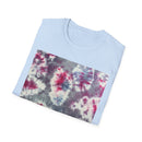 CRITTER: "under the microscope" look, Vibrant Tie-Dye Unisex T-Shirt, Boho Chic Tee, Festival Wear, Summer Essentials, Gift for Friends, Relaxed Casual Style