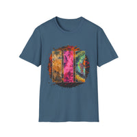 Firestone 2:  Vibrant Tie-Dye Unisex T-Shirt, Colorful Casual Tee, Summer Festival Shirt, Gift for Friends, Boho Style Apparel