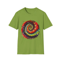 Chartreuse Legend 2:  Colorful Tie-Dye Unisex Softstyle T-Shirt | Music Festival Wear, Casual Summer Shirt, Boho Style Tee, Gift for Him/Her, Vibrant Spiral [...]