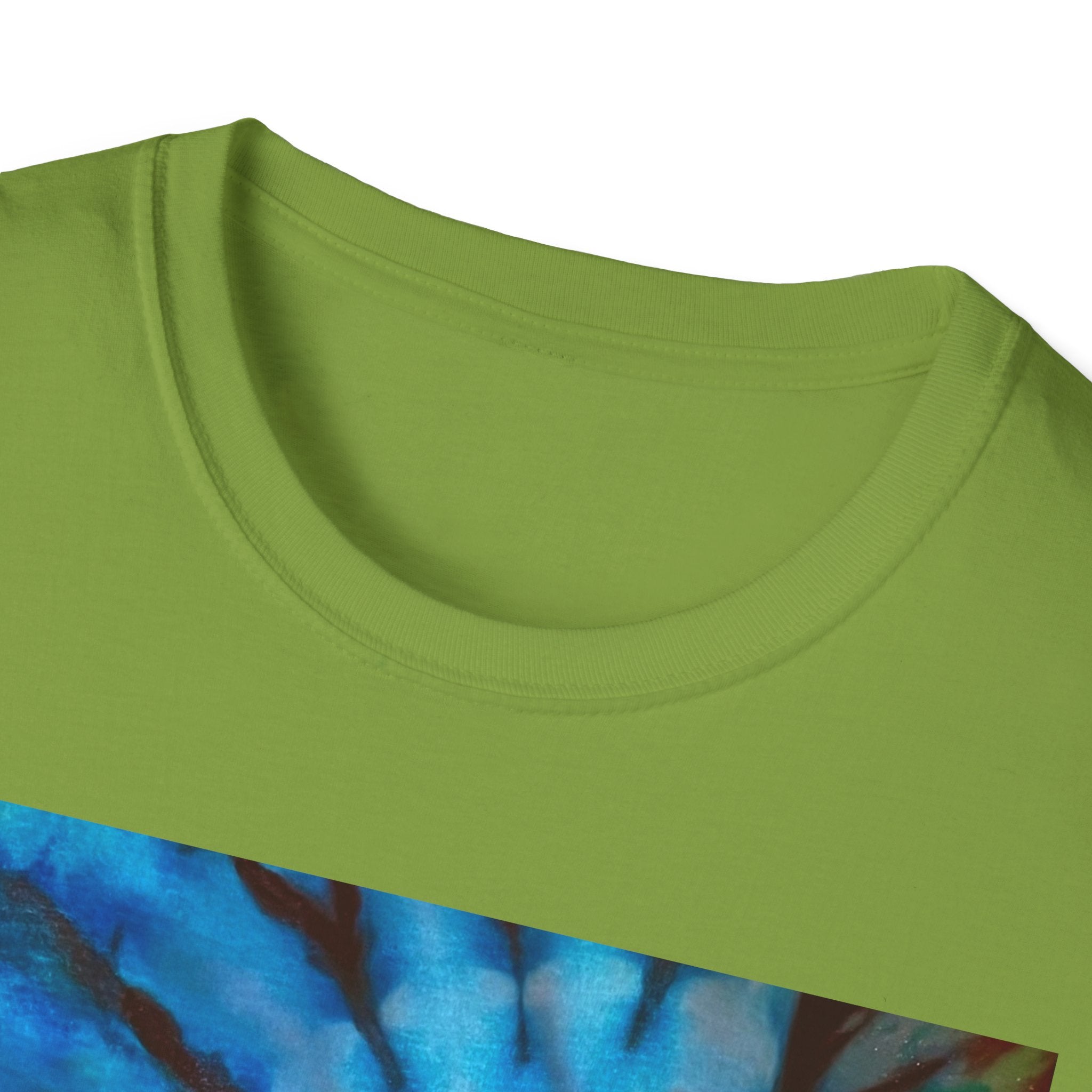 BLUE TIDE: Ocean inspired, Colorful swirl Tie-Dye Unisex T-Shirt - Boho-Chic Fashion, Summer Vibes, Gift for Him/Her, Festival Wear, Cozy Everyday Top