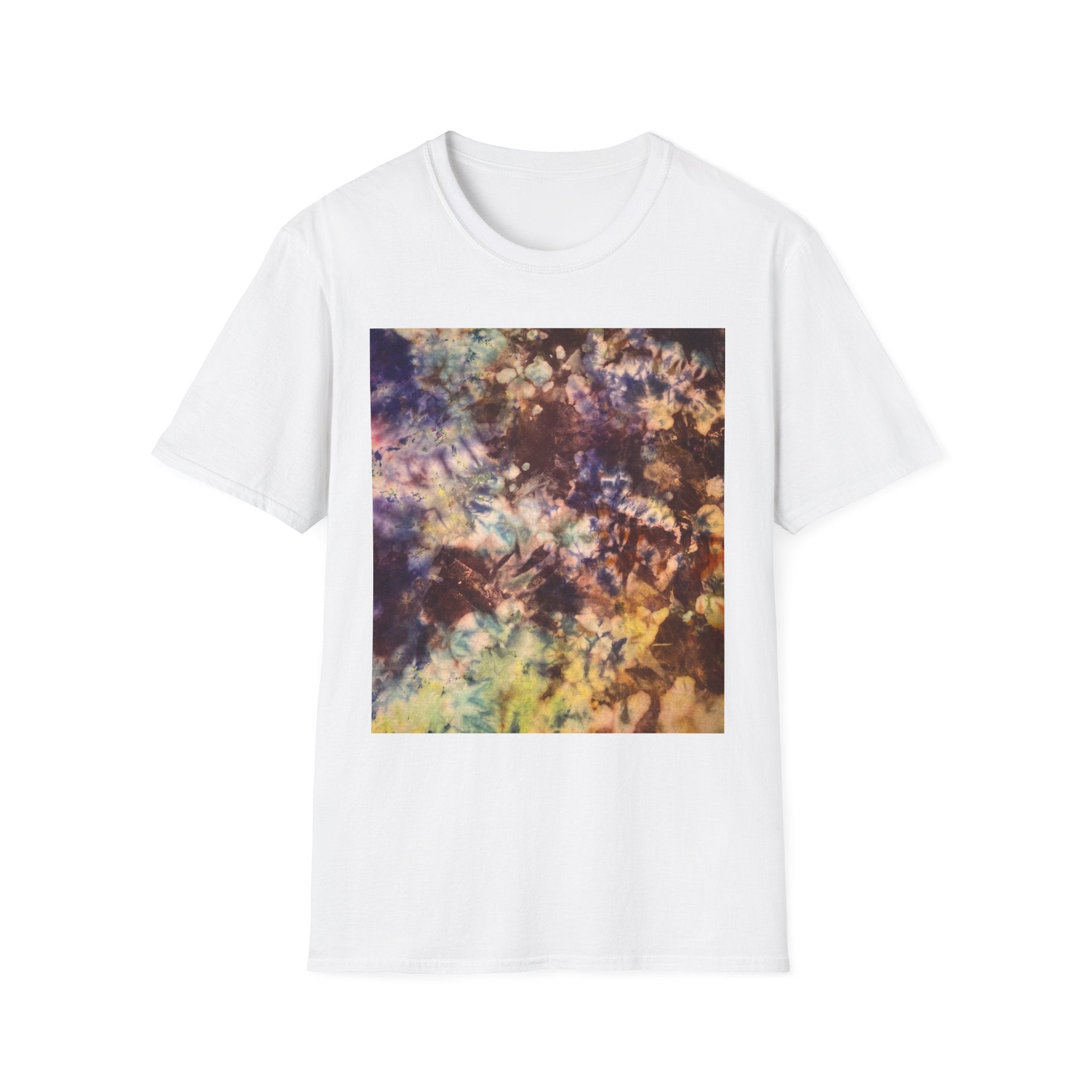 NEUTRON NIRVANA:  Galaxy inspired Colorful Tie-Dye Unisex Softstyle T-Shirt | Boho Shirt | Festival Wear | Casual Tee | Unique Gift | Comfortable Everyday Style
